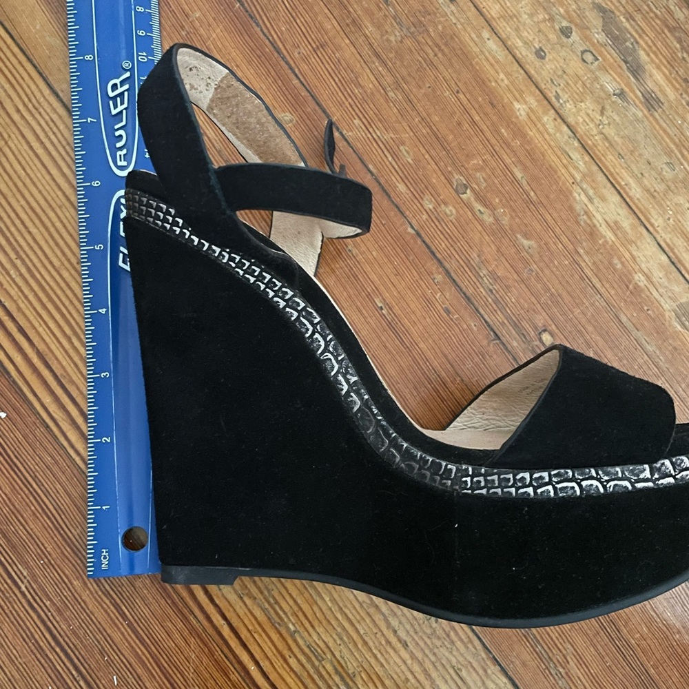 Aldo suede and Leather platform shoes